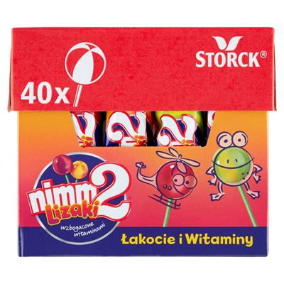 nimm2 Lizaki Łakocie i Witaminy (40 sztuk) 40x10g
