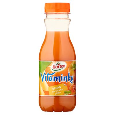 Hortex Vitaminka Banan marchewka jabłko Sok 300 ml 6 sztuk