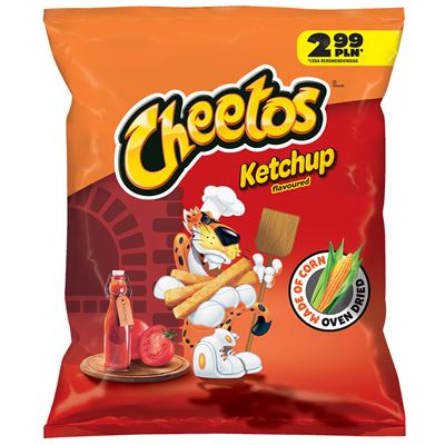 Cheetos Ketchup Chrupki kukurydziane 43 g