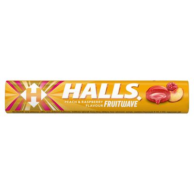 HALLS Fruitwave Peach&Raspberry 45g