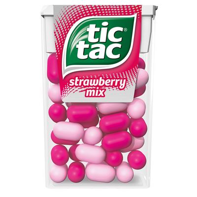 tic tac Strawberry mix drażetki 24x18g