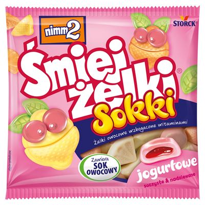 nimm2 Śmiejżelki Sokki Jogurtowe 90 g