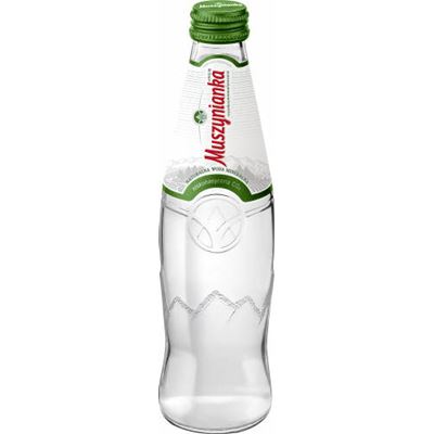MUSZYNIANKA Woda mineralna niegazowana 9x300ml butelka szklana