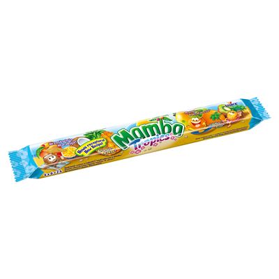 MAMBA Tropics gumy rozpuszczalne o smakach owocowych 106g