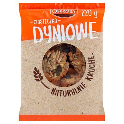 OSKROBA Ciasteczka dyniowe 220 g
