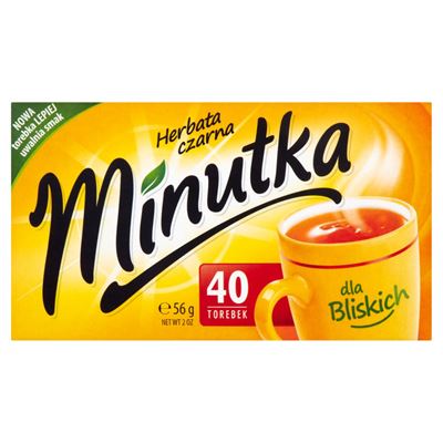 minutka Herbata czarna 40 torebek 12x56g