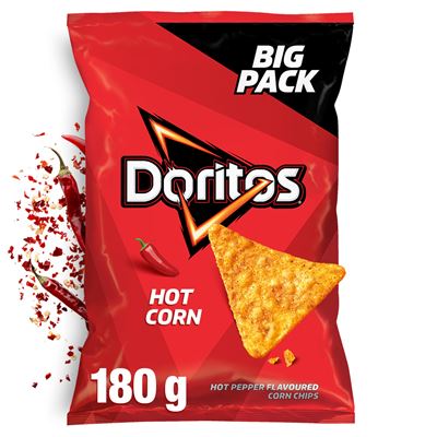 Doritos Ostra papryka Chipsy kukurydziane 180g