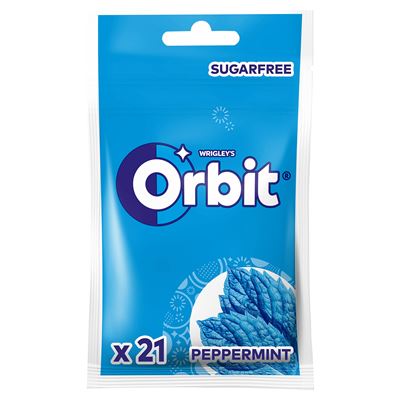 Orbit Peppermint gumy do żucia bez cukru 29 g