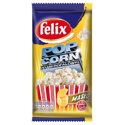 felix Maślany Popcorn do mikrofalówki 90g