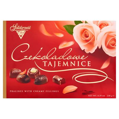 SOLIDARNOŚĆ Czekoladowe Tajemnice praliny 238g