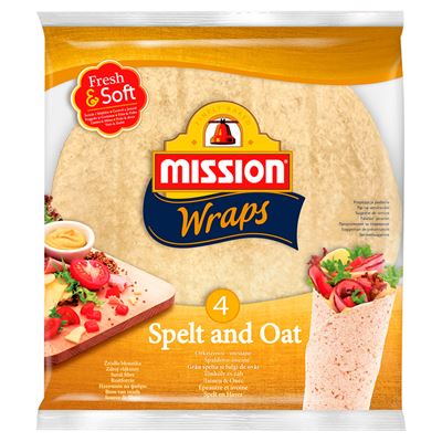 MISSION Wraps Tortille orkiszowe 245 g