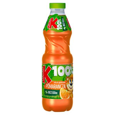 KUBUŚ Sok 100% jabłko marchew pomarańcza 6x850ml