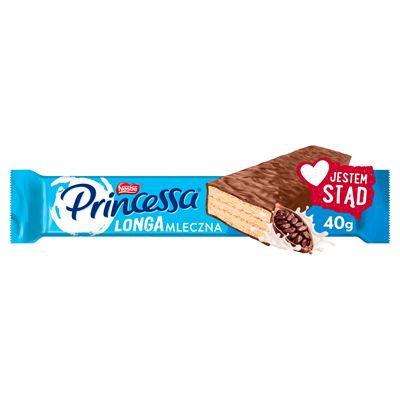PRINCESSA Longa Mleczna 40g
