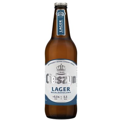 Cieszyn Lager Piwo bezalkoholowe 10 x 500 ml