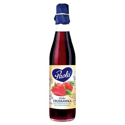 Paola Syrop Truskawka 430ml butelka szklana