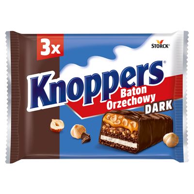 KNOPPERS Dark Baton orzechowy 120g