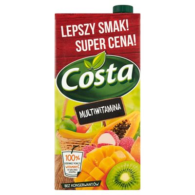 COSTA Napój multiwitamina 6 x 2 l