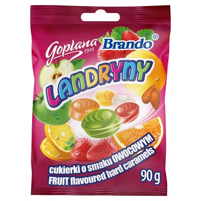 GOPLANA Landryny cukierki o smaku owocowym 90g
