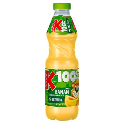 KUBUŚ Sok 100% jabłko banan brzoskwinia marchew 6x850ml
