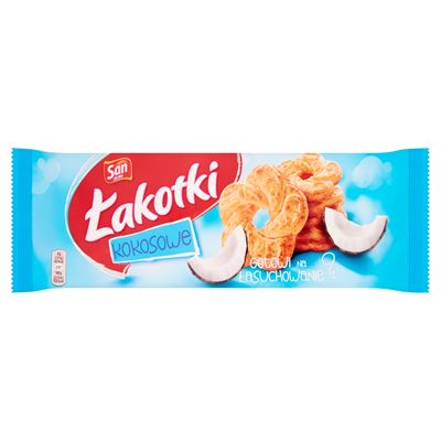 San Łakotki Herbatniki kokosowe 168g