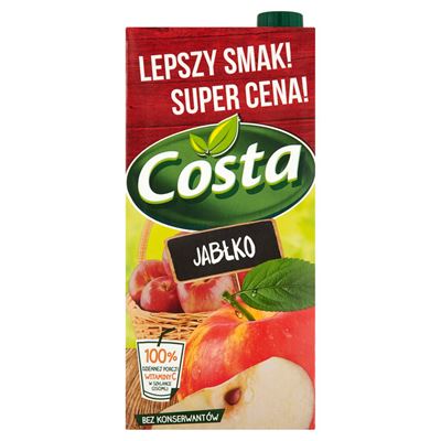 COSTA Napój jabłko 6 x 2 l