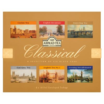 AHMAD TEA Classical Mieszanka herbat czarnych i aromatyzowanych 60 kopert 120g