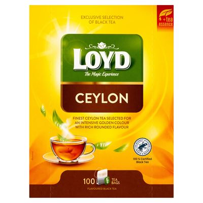 LOYD Ceylon Herbata czarna aromatyzowana 100 torebek 200g
