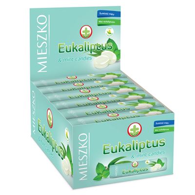MIESZKO Eukaliptus dropsy z olejkiem eukaliptusowym i miętowym 32 g