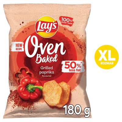 Lay's Chipsy Oven Baked Grillowana papryka 180g
