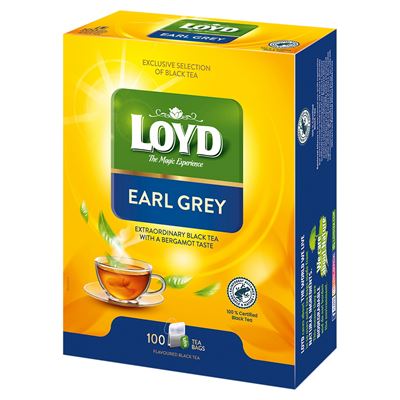 LOYD Earl Grey Herbata czarna 100 torebek 200g