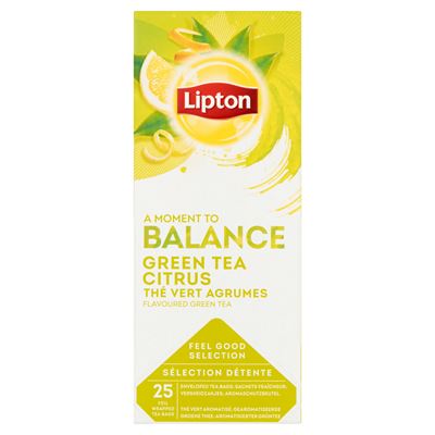 Lipton Herbata Balance Green Tea Citrus 25 kopert 40 g