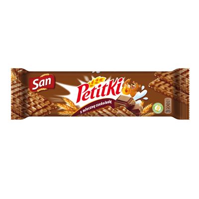 San Petitki Herbatniki z mleczną czekoladą 138g