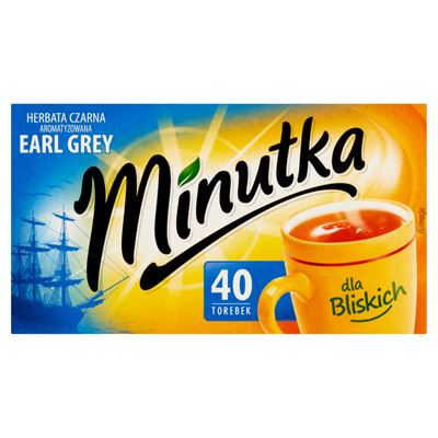 minutka Earl Grey Herbata czarna 40 torebek 56g