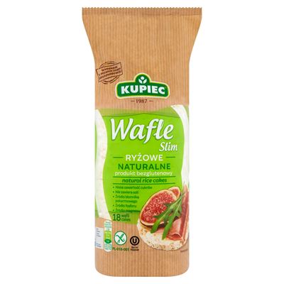 KUPIEC Slim Wafle ryżowe naturalne 90 g
