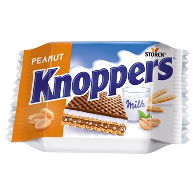 KNOPPERS Peanut Wafelek mleczno-orzeszkowy 125g