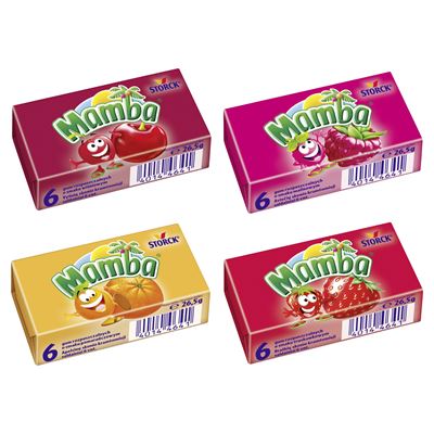 Mamba Kostka Gumy rozpuszczalne mix 48x26,5g