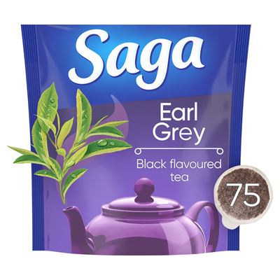 Saga Herbata Earl Grey 75 torebek 113 g