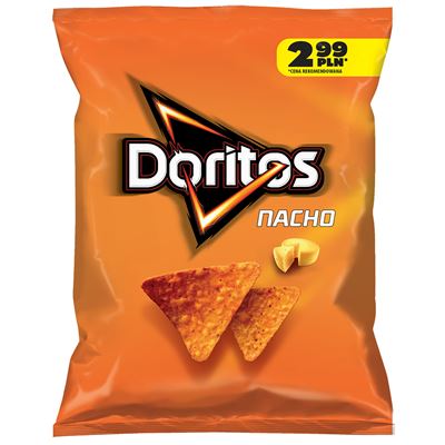 Doritos Nacho Serowe Chipsy kukurydziane 44 g