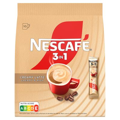 NESCAFE 3w1 Creamy Latte Rozpuszczalny napój kawowy 10x15g