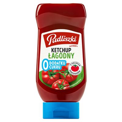 Pudliszki Ketchup zero cukru 8 x 400 g
