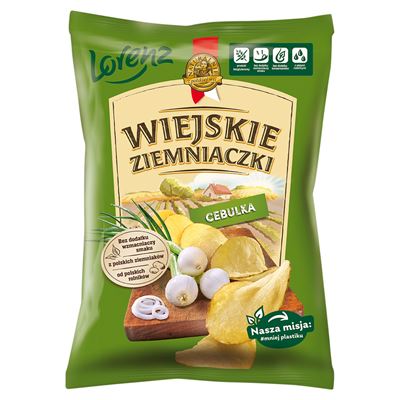 LORENZ Chipsy Wiejsckie Ziemniaczki Cebula 130g