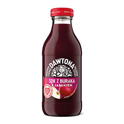 Dawtona Sok z buraków z jabłkiem 12x300ml butelka szklana