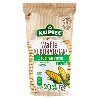 KUPIEC Wafle kukurydziane z rozmarynem 105 g