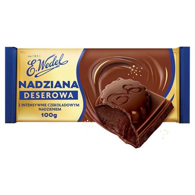 E. Wedel Czekolada Nadziana Deserowa 100 g