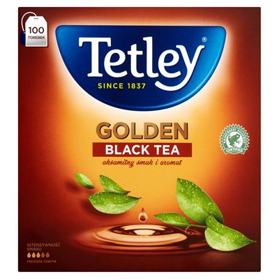 Tetley Golden Black Tea 100 torebek 200g