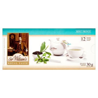 Sir William's ROYAL TASTE Mint Prince 12 torebek 30 g