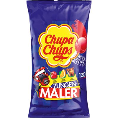 Chupa Chups Lizaki wielosmakowe Zungen-Maler (120 sztuk) 1,44kg