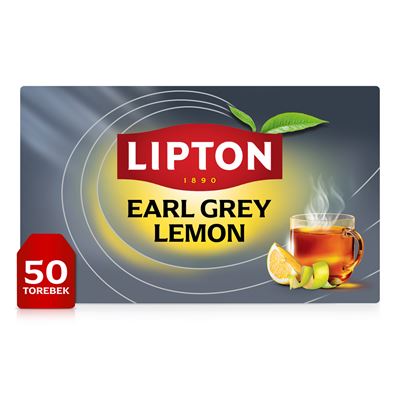 Lipton Earl Grey Lemon 50 torebek 100g