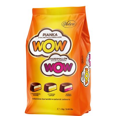 Vobro WOW Pianka z galaretką w czekoladzie 1 kg