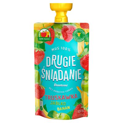 Dawtona Drugie śniadanie jabłko banan truskawka 100g